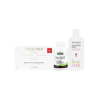 OFFER CRESCINA TRANSDERMIC 1300 + PRO HAIR + MAN SHAMPOO