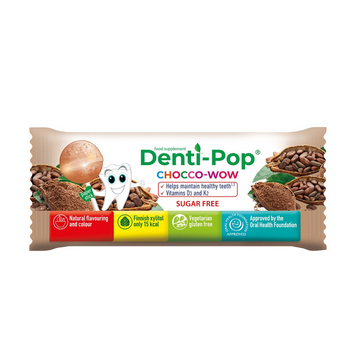 Denti Pop D3 And K2 Vitamins Chocco-wow Lollipop 40 pcs