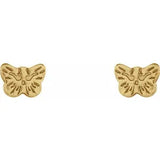 Inverness 60C GP Butterfly Earrings 24KT