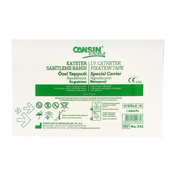 Cansin Plast I.V. Catheter Fixation Tape 6 X 7cm 50 Pcs