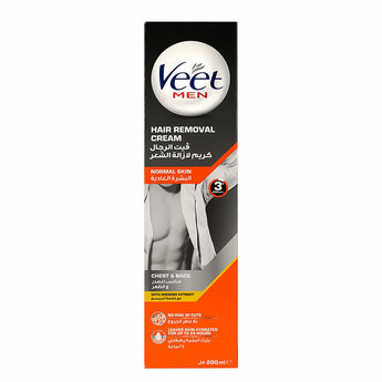 Veet Men Hair Removal Cream For Normal Skin Chest And Back 200 ml