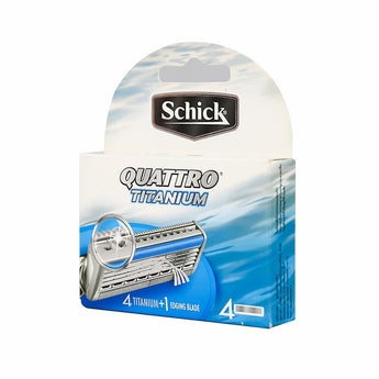 Schick Quattro Titanium Men Blades 4 Pcs