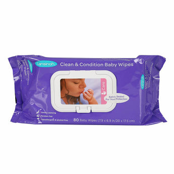 Lansinoh Clean Baby Wipes 80 Pcs