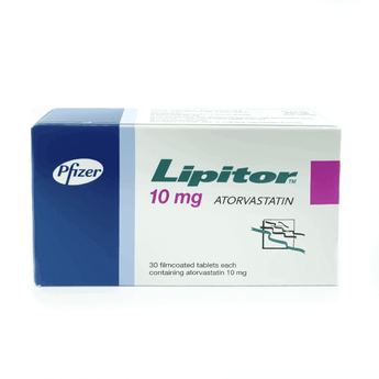 Lipitor 10 mg 30 Tabs For High Cholesterol
