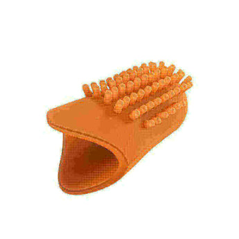 Melo Iko Kids Natural Orange Finger Toothbrush 1 Pc