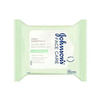 Johnson's Daily Essentials Clear Skin Wipes 25'S