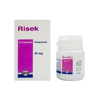 Risek 20 mg 14 Caps For heartburn