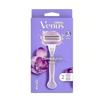Gillette Venus Comfort glide Breeze Razor + 2 Cartridge