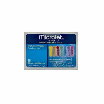 Ascensia Contour Microlet Lancets 25 Pcs Limited