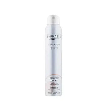 Byphasse Body Deodorant 24H Sweet Almond Spray 200 ml 4288
