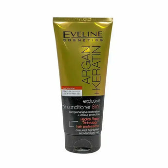 Evelin Argan+Keratin Exclusive Hair Conditioner 8In1 - 200 ml