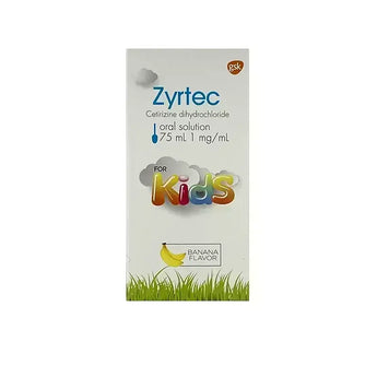 Zyrtec 75 ml syrup as antiallergic