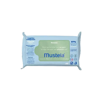 Mustela Baby Cleansing Wipes With Natural Avocado 60 Pcs