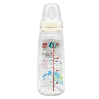 Pigeon Feed Bottle Glass 0-3 Months 200 mL