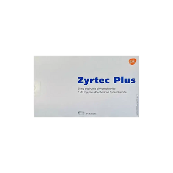 Zyrtec Plus 5/120 mg 14 Tabs