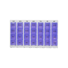 Care Well Weekly Four Times A-Day Pill Box