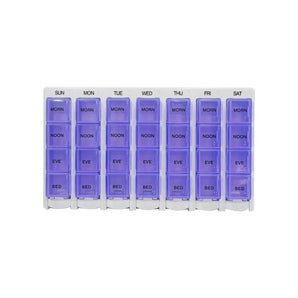 Care Well Weekly Four Times A-Day Pill Box