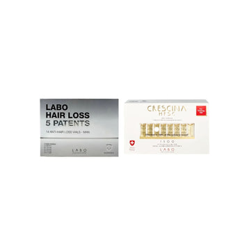 Crescina HFSC 100% 1300 Man 20 FL + Labo 5 Patents men