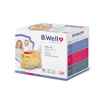 B.Well Pro-115 Compressor Nebulizer Train 2 Mask
