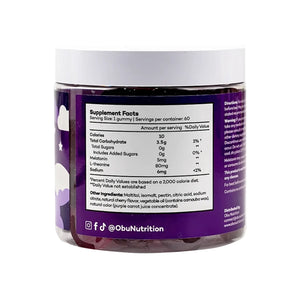 Obu Extra Strength Sleep 60 Gummies