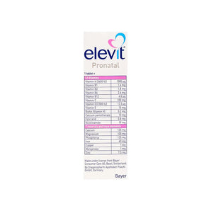 Elevit Pronatal 30 Tabs