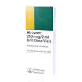Atrovent 250 mcg/2 ml Solution 20 Vials