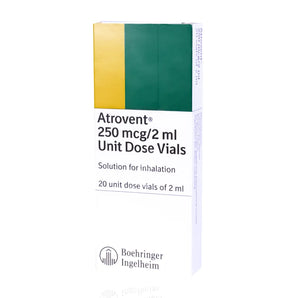 Atrovent 250 mcg/2 ml Solution 20 Vials