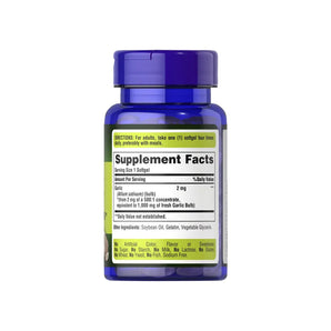 P.Pride Garlic Oil 1000 Mg Caps 100'S to Supports heart health