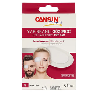 Cansin Plast Eye Pad 5.8 X 8.3 cm 5 Pcs