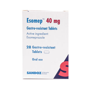 Esomep 40 mg Tabs 28'S for heartburn