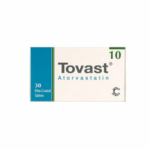Tovast 10 mg F/C Tabs 30'S