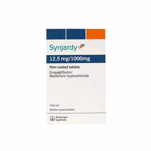 Synjardy 12.5/1000 mg F/C Tabs 60'S For Diabetes