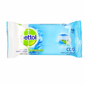 Dettol Cool Skin Wipes 10 Pcs