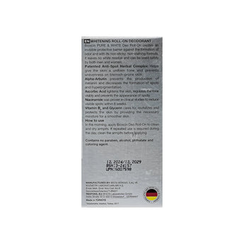 Bioxcin Whitening Deo Roll On All Skin Type 50 ml