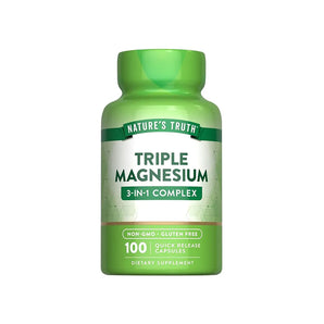 Nature’s Truth Triple Magnesium Complex – 100 Capsules
