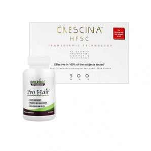 Pro-Hair & Crescina Hair Loss and Regrowth Treatment Set – 500 HFSC