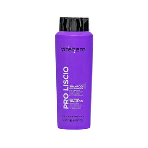 Vitalcare Pro Liscio Discipline Shampoo With Keratin And Avocado Oil - For Frizzy, Difficult To Smooth Hair 500ml