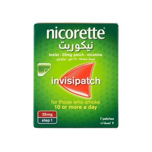 Nicorette InvisiPatch 25 mg 7 patches (Step 1)