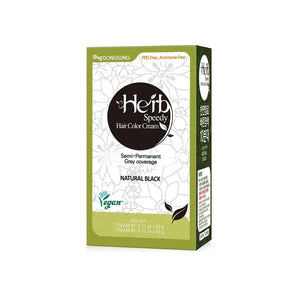 Herb Speedy Hair Color Cream Ammonia Free Natural Black