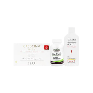 OFFER CRESCINA TRANSDERMIC 1300 + PRO HAIR + MAN SHAMPOO