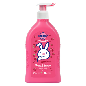 Sanosan Kids Shower & Shampoo Raspberry 400Ml