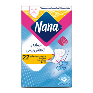 Nana Dailies Fresh Regular To Go Single Wrapped Liners 22 Pcs