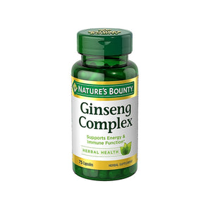 Natures Bounty Ginseng W/Royal Jelly Caps 75'S