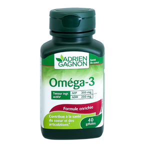Adrien Gagnon Omega 3 Softgels 40'S