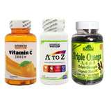 American Creations A to Z + Vitamin C +  Alfa Vit Triple Omega 3-6-9 Offer Package