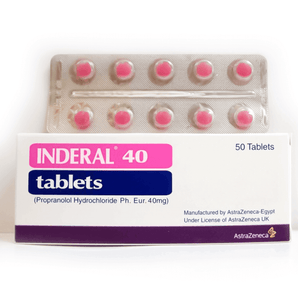 إندرال 40 ملغ لعلاج ارتفاع ضغط الدم