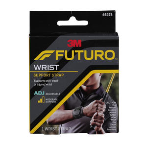 Futuro Wrist Support Strap Adjustable Black 46378