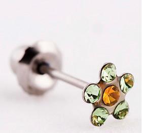 Inverness 802E Flower Peridot/Topaz Earrings