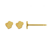 Inverness 61C GP Triple Hearts Earrings 24KT