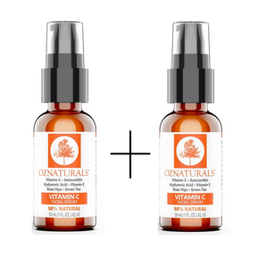 Oz naturals Vitamin C Facial Serum 30 ml Offer 1+1 Free